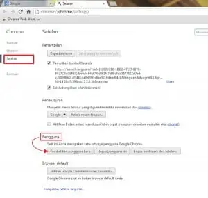 Google Chrome, Cara Membuat Multi User di Google Chrome