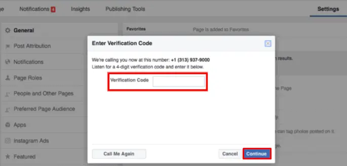 Verification code