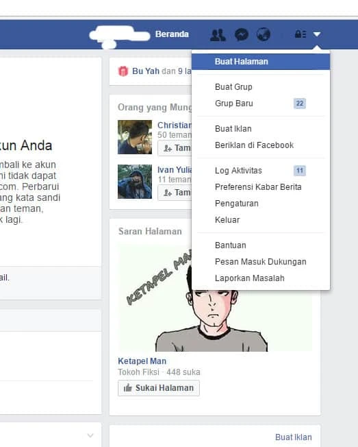 Membuat Fanpage, Cara Membuat Fanpage