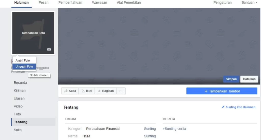 Membuat Fanpage, Cara Membuat Fanpage