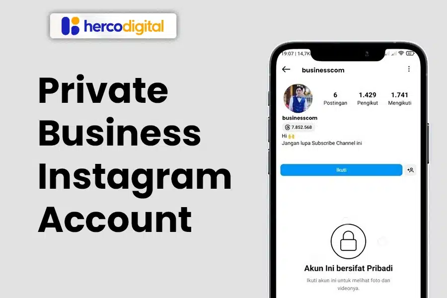private akun bisnis instagram