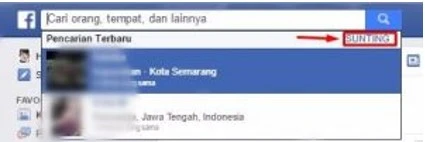 Cara Menghapus Riwayat Pencarian Di Facebook