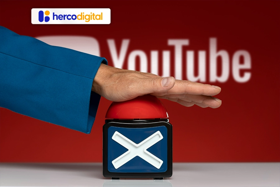 akun youtube terkena suspend