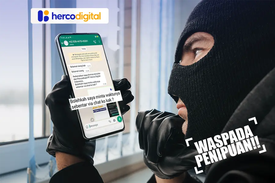 modus penipuan Herco Digital