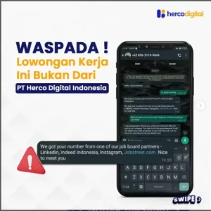 penipuan Herco Digital, Waspadai Modus Penipuan Mengatasnamakan PT Herco Digital Indonesia, Berikut Tips Bijak dalam Merespon