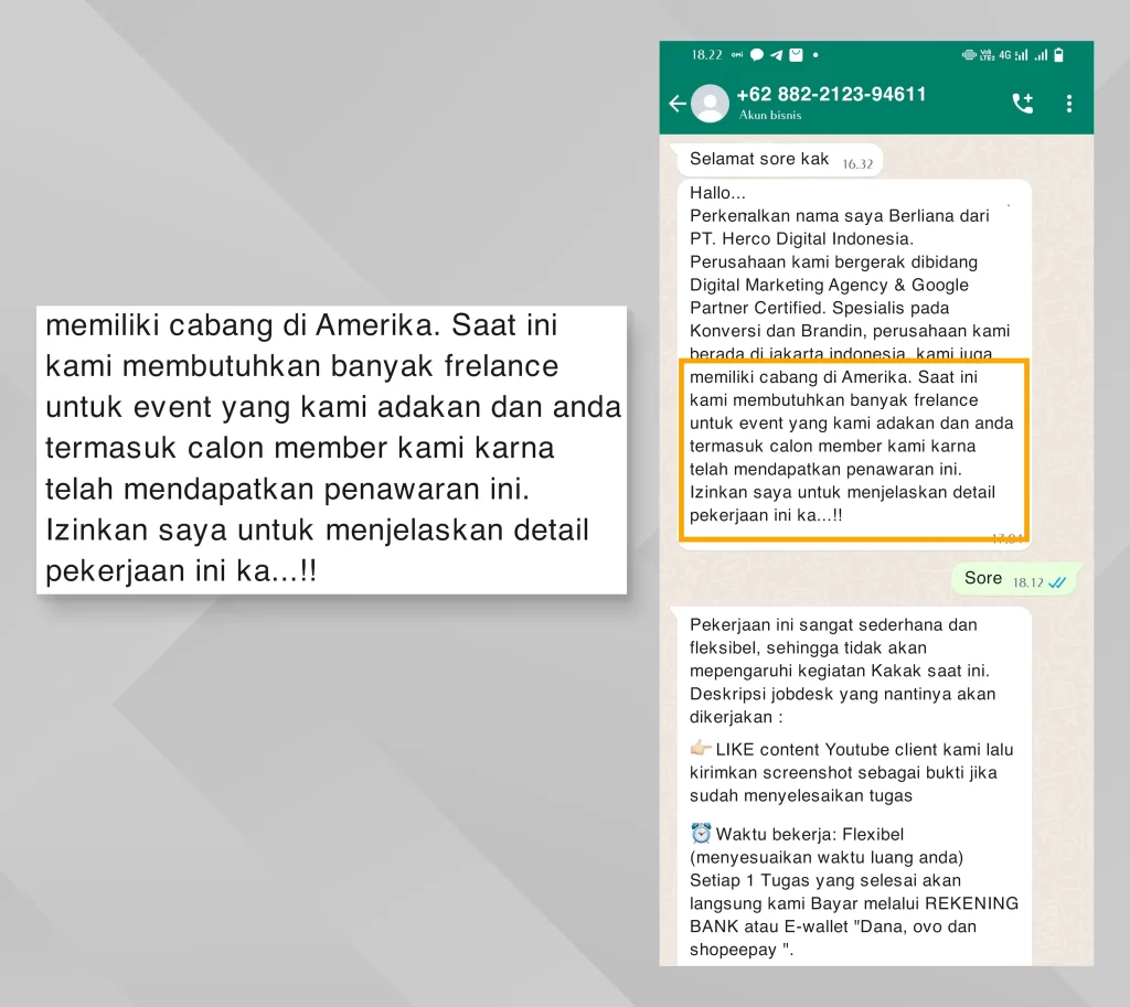 penipuan Herco Digital, Waspadai Modus Penipuan Mengatasnamakan PT Herco Digital Indonesia, Berikut Tips Bijak dalam Merespon